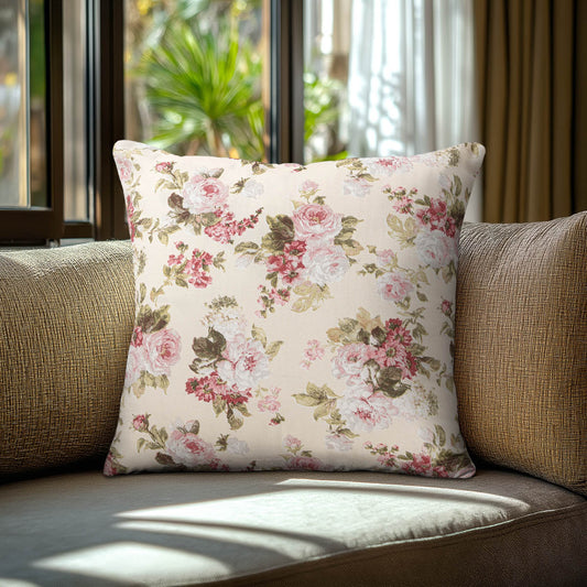 Μαξιλαροθήκη Φλοράλ Vintage 45x45εκ