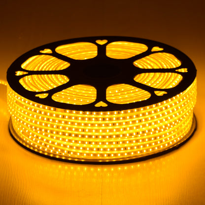 70503 Slim Ταινία Μονής Σειράς Epistar LED SMD 2835 1m 12W/m 96LED/m 1572lm/m 120° DC 230V Αδιάβροχη IP68 Ultra Θερμό Λευκό 2200K Dimmable