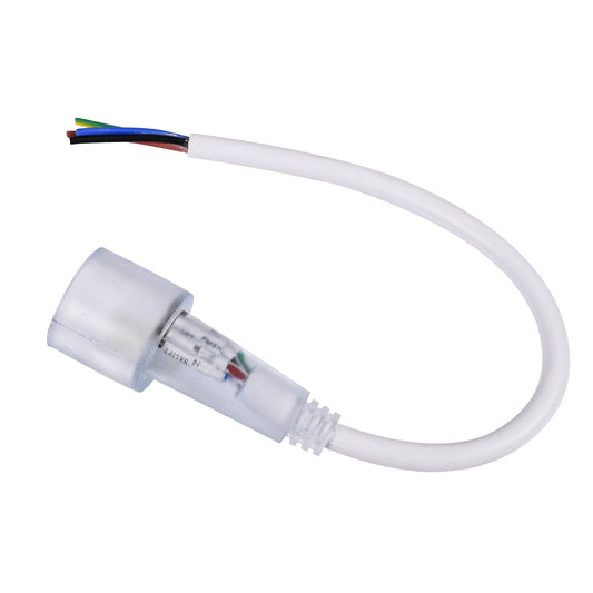 70634 Καλώδιο Τροφοδοσίας για TUBE 360° Degree Neon Flex LED 24V RGB 4 Pin Αδιάβροχο IP68