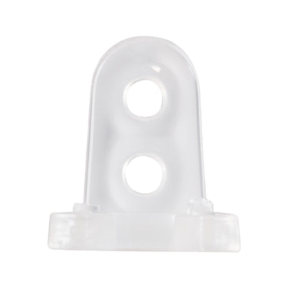 70664 Πλαστική PVC Βάση Στήριξης για Μονόχρωμο Φωτοσωλήνα LED 360° Degree DC 230V 2 Pin Αδιάβροχος IP68