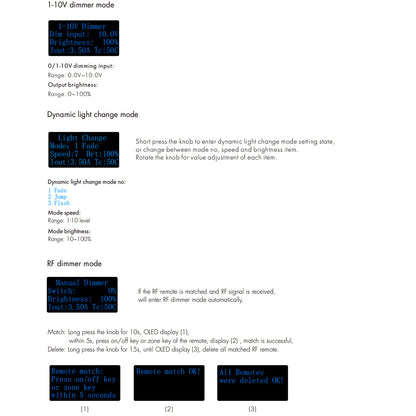 70674 SK1 SKYDANCE AC Triac DMX Dimmer Din Rail Ράγας 1 Καναλιού AC 100-240V 1 x 6A 1440W - Max 6A 1440W - IP20 DMX512 Μ16.8 x Π9.3 x Υ8cm