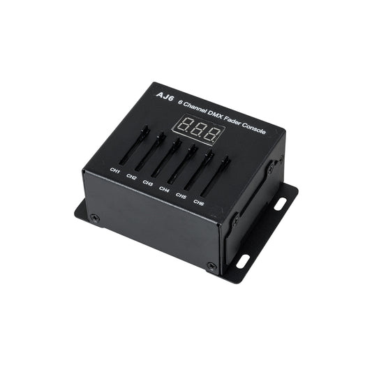 70675 AJ6 SKYDANCE DMX 6 Channel Fader Console - Κονσόλα Φωτισμού 6 Καναλιών DMX DC 5-12V ή 3 x AAA Μπαταρίες - IP20 Μ10 x Π7 x Υ4cm