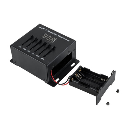 70675 AJ6 SKYDANCE DMX 6 Channel Fader Console - Κονσόλα Φωτισμού 6 Καναλιών DMX DC 5-12V ή 3 x AAA Μπαταρίες - IP20 Μ10 x Π7 x Υ4cm