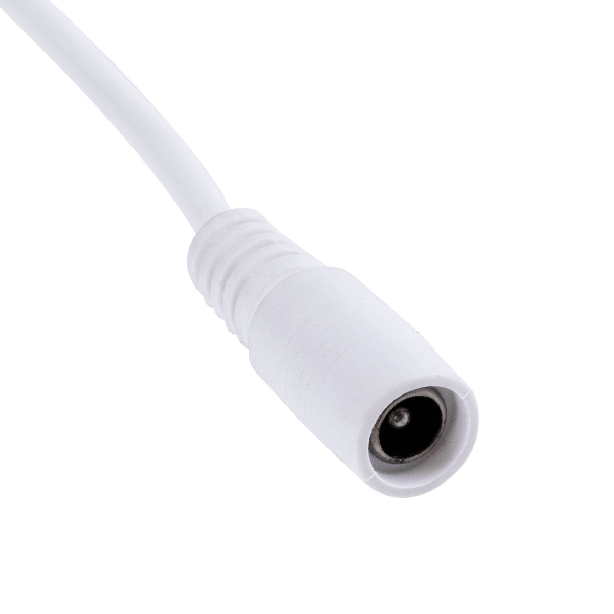 70681 Καλώδιο Διακόπτης ON/OFF DC 12-24V 180cm από Jack Male 2.1x5.5mm σε Female 2.1x5.5mm Λευκό L185 x W1.9 x H1.5cm