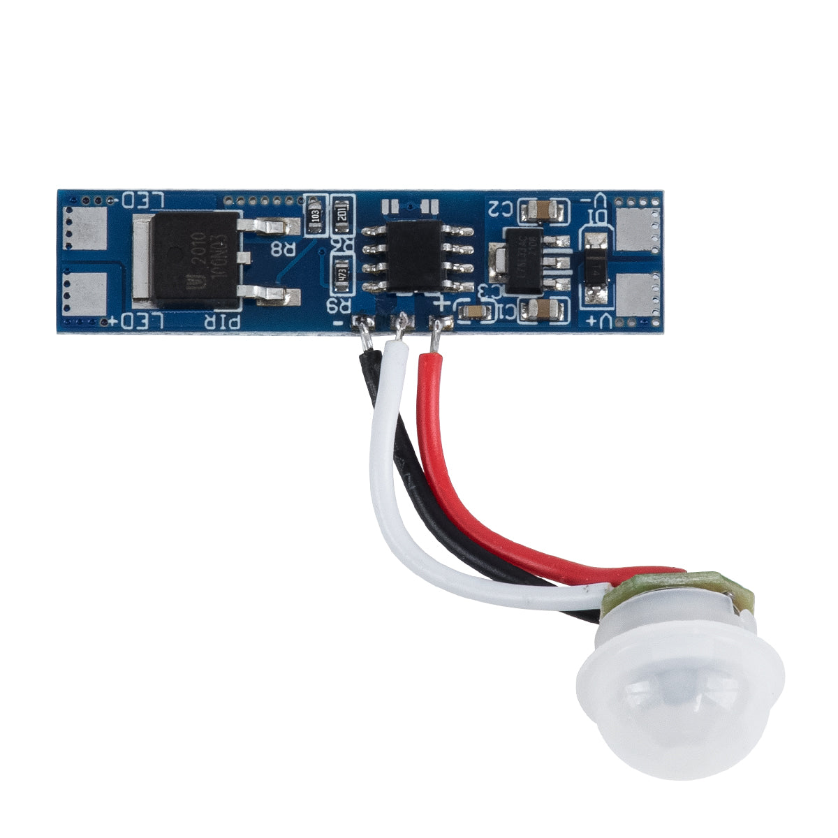 SENSOR-PROFILE 70692 Mini PIR Ανιχνευτής-Αισθητήρας Κίνησης Modular για Προφίλ Αλουμινίου - DC 5-24V 1 x 8A 192W - Max 8A 192W - IP20 - Γωνία Ανίχνευσης 180° & Απόσταση Ανίχνευσης 3 Μέτρα με 30 Sec Χρόνο Αναμονής - Μ4.3 x Π1 x Υ1.5cm