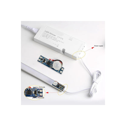 SENSOR-PROFILE 70692 Mini PIR Ανιχνευτής-Αισθητήρας Κίνησης Modular για Προφίλ Αλουμινίου - DC 5-24V 1 x 8A 192W - Max 8A 192W - IP20 - Γωνία Ανίχνευσης 180° & Απόσταση Ανίχνευσης 3 Μέτρα με 30 Sec Χρόνο Αναμονής - Μ4.3 x Π1 x Υ1.5cm