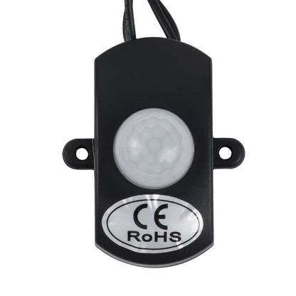 70693 Mini Αισθητήρας Modular με Καλώδιο In-Out 5.5*2.1 & PIR Ανιχνευτή-Αισθητήρα Κίνησης 360° 3m Motion Sensor 30 sec Delay DC 12-24V Max 144W Μ30 x Π4 x Υ2.3cm