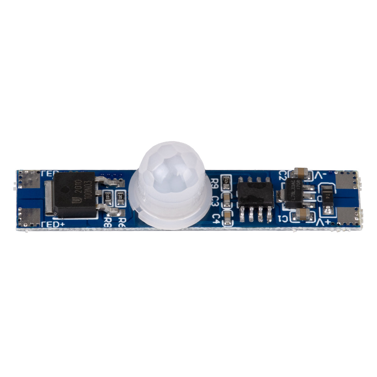 SENSOR-PROFILE 70697 Mini PIR Ανιχνευτής-Αισθητήρας Κίνησης Modular για Προφίλ Αλουμινίου - DC 5-24V 1 x 6A 144W - Max 6A 144W - IP20 - Γωνία Ανίχνευσης 180° & Απόσταση Ανίχνευσης 3 Μέτρα με 30 Sec Χρόνο Αναμονής - Μ4.9 x Π1 x Υ1.2cm