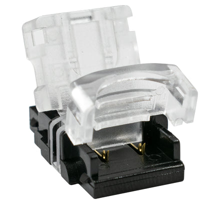 STRIPART 70720 Ενωτικός Ταχυσύνδεσμος για Μονόχρωμη Ταινία LED 2Pin 10mm σε Καλώδιο Τροφοδοσίας 2Pin Αδιάβροχο IP65 - Μ1.5 x Π2.4 x Υ0.8