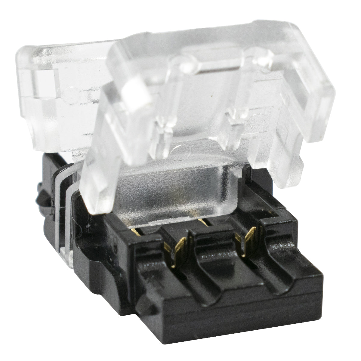 STRIPART 70720 Ενωτικός Ταχυσύνδεσμος για Μονόχρωμη Ταινία LED 2Pin 10mm σε Καλώδιο Τροφοδοσίας 2Pin Αδιάβροχο IP65 - Μ1.5 x Π2.4 x Υ0.8