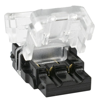 STRIPART 70720 Ενωτικός Ταχυσύνδεσμος για Μονόχρωμη Ταινία LED 2Pin 10mm σε Καλώδιο Τροφοδοσίας 2Pin Αδιάβροχο IP65 - Μ1.5 x Π2.4 x Υ0.8