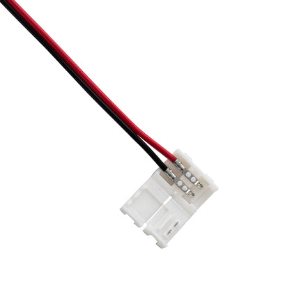 70731 Διπλός Connector με 15cm Καλώδιο για Όλες τις Μονόχρωμες Ταινίες LED 8mm