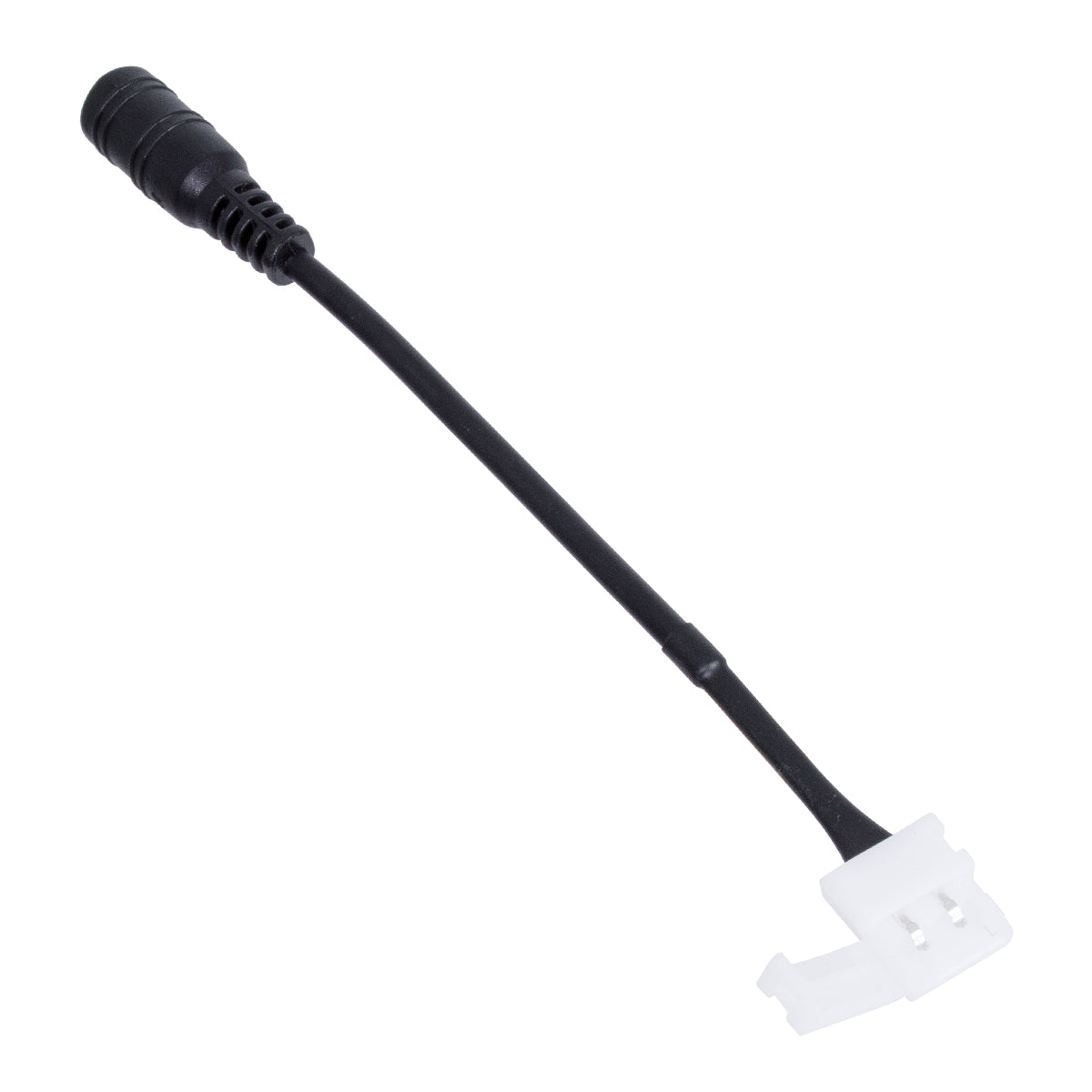 STRIPART 70740 Ενωτικός Ταχυσύνδεσμος με 15cm Καλώδιο Τροφοδοσίας για Μονόχρωμη Ταινία LED 2Pin 10mm σε DC Θηλυκό Σύνδεσμο 2.1mm IP20 - Μ15 x Π1.2 x Υ1.2