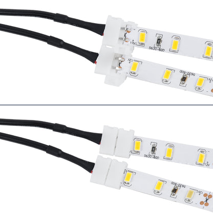 70742 Καλώδιο Τροφοδοσίας DC για 2 Ταινίες LED από Female 2.1x5.5 σε 2 x 10mm 2 PIN Connector Μ32.3 x Π2 x Υ1cm