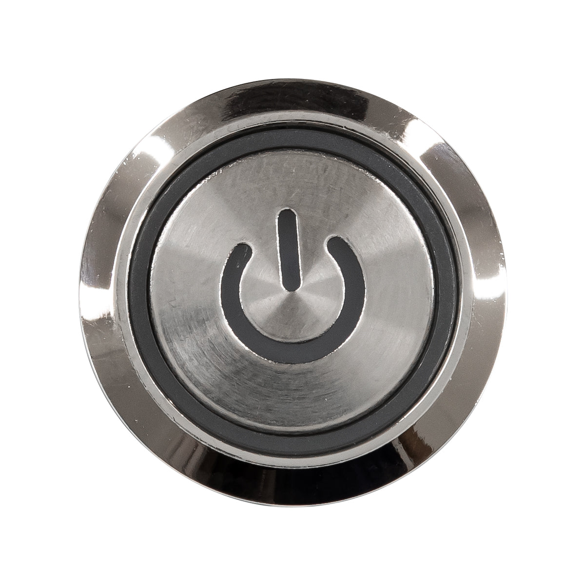 BUTTON 70780 Φωτιζόμενος Χωνευτός Διακόπτης On/Off LED DC 12V 1 x 3A 690W Max Αδιάβροχο IP65 Ψυχρό Λευκό 6000K - Μ1.8 x Π1.8 x Υ2