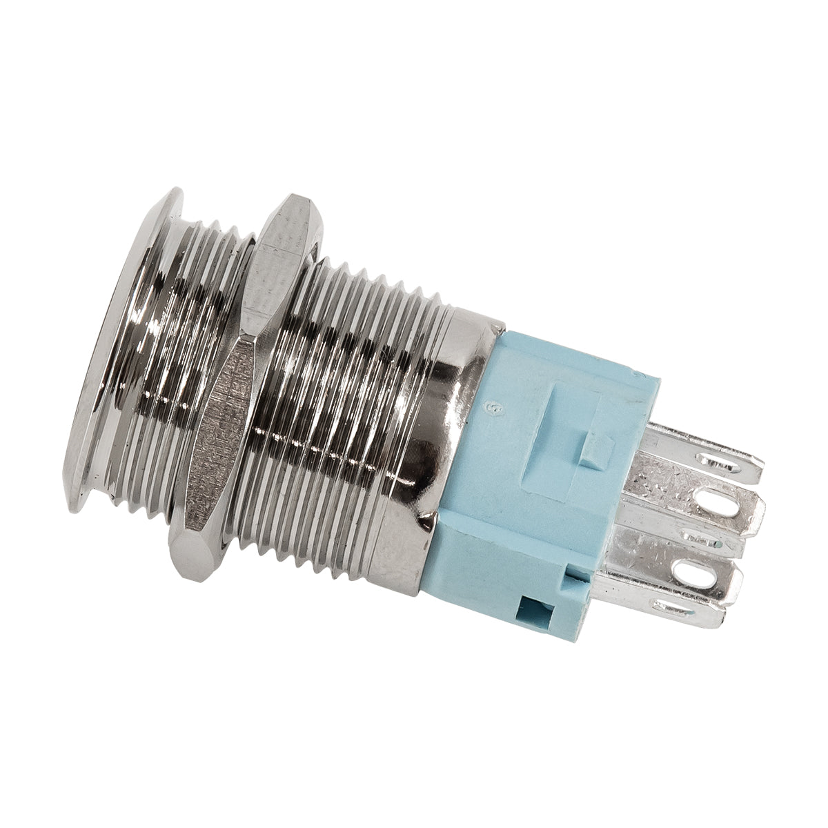 BUTTON 70782 Φωτιζόμενος Χωνευτός Διακόπτης On/Off LED DC 12V 1 x 3A 690W Max Αδιάβροχο IP65 Πράσινο - Μ1.8 x Π1.8 x Υ2