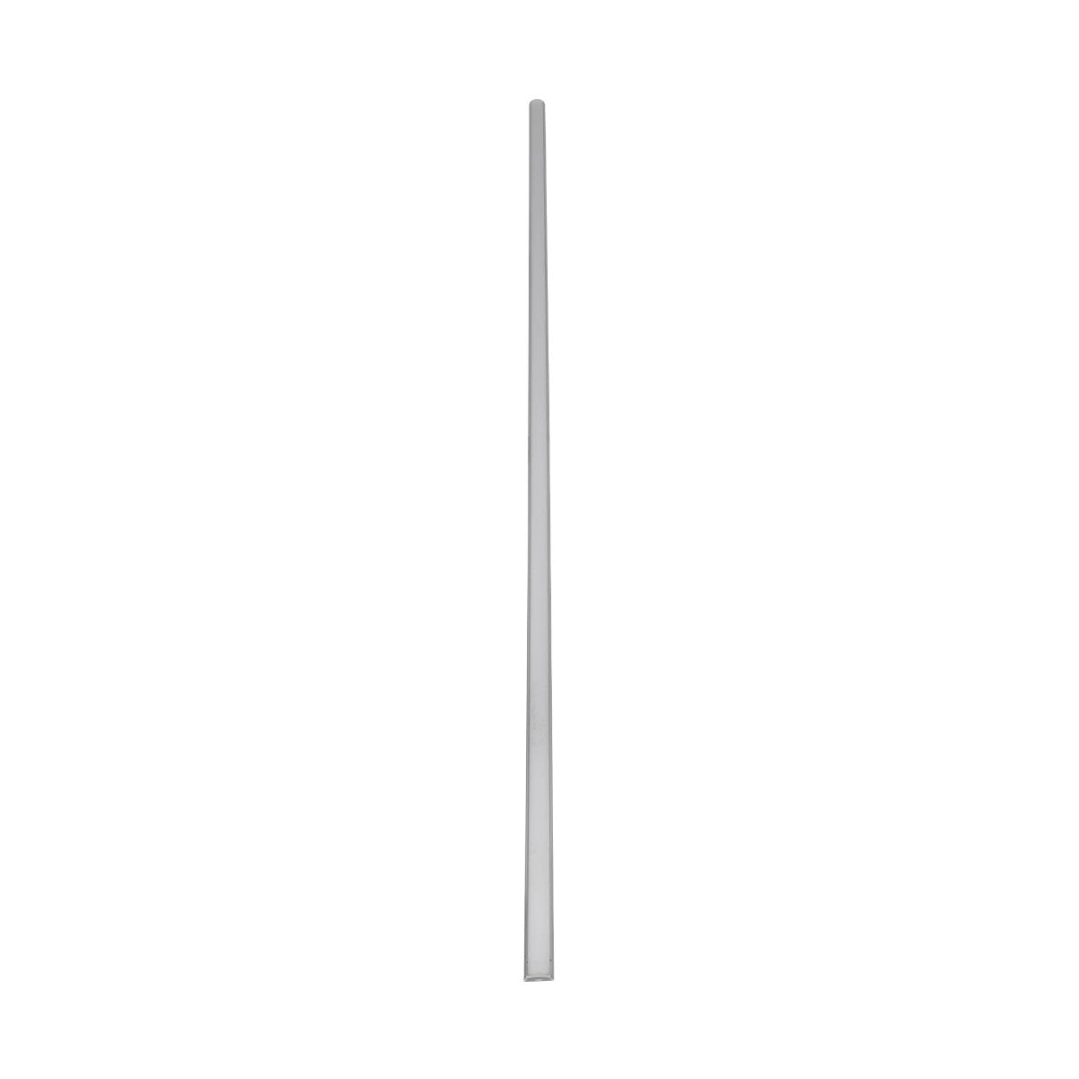 ALP-LINEAR CURBARIO 70802-1M Επιφανειακό Εύκαμπτο Προφίλ Αλουμινίου με Λευκό Γαλακτερό Πατητό Κάλυμμα για Ταινίες LED IP20 - Ασημί & Λευκό - Μ100 x Π1.8 x Υ0.5