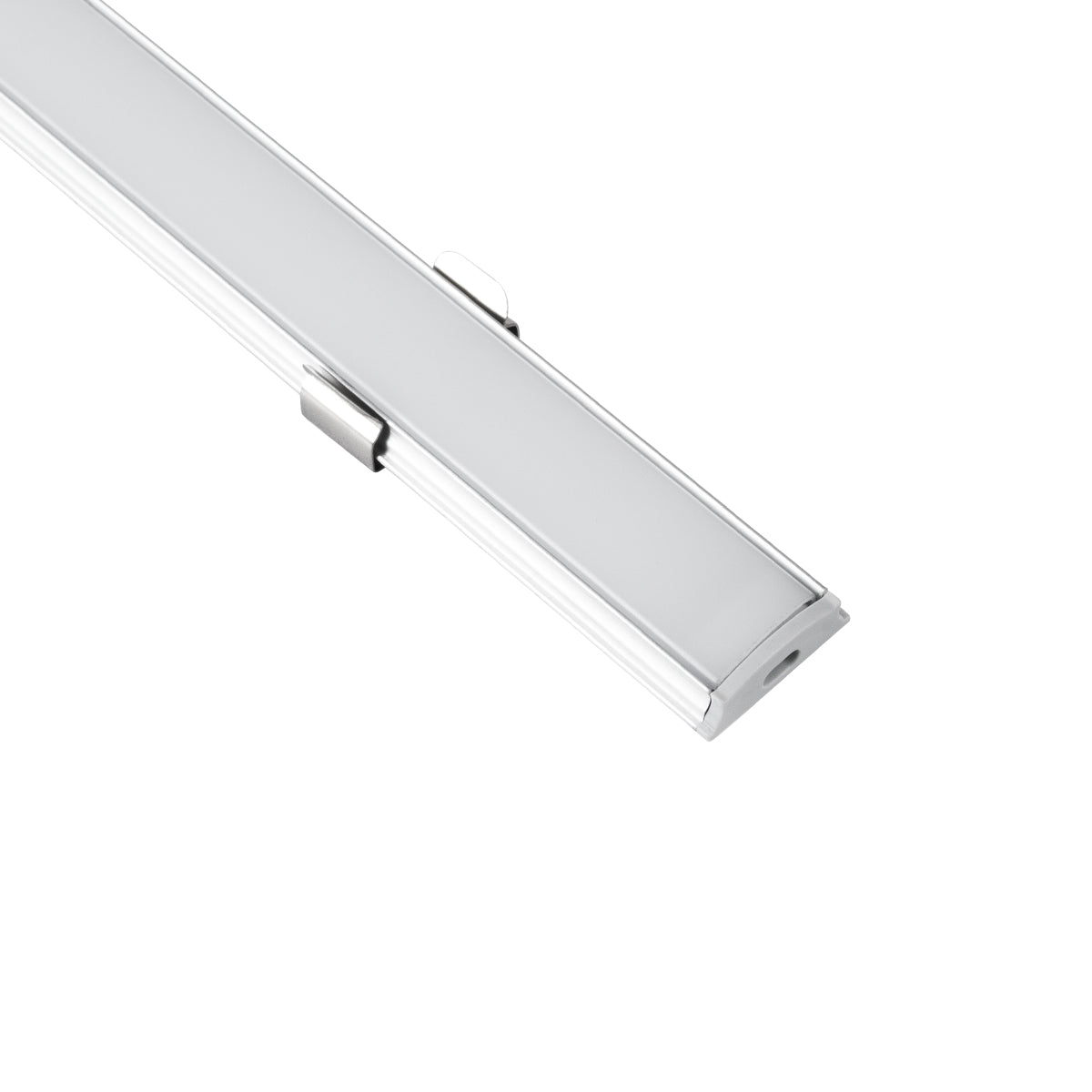 CURVED-PROFILE 70802-3M Προφίλ Αλουμινίου - Βάση & Ψύκτρα Ταινίας LED με Λευκό Γαλακτερό Κάλυμμα - Επιφανειακή Χρήση - Εύκαμπτο με Δυνατότητα Κυρτής Τοποθέτησης - Πατητό Κάλυμμα - Ασημί - 3 Μέτρα - Πακέτο 5 Τεμαχίων - Μ300 x Π1.8 x Υ0.5cm