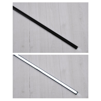 SURFACE-PROFILE 70806-1M Προφίλ Αλουμινίου - Βάση & Ψύκτρα Ταινίας LED με Μαύρο Φιμέ Κάλυμμα - Επιφανειακή Χρήση - Πατητό Κάλυμμα - Μαύρο - 1 Μέτρο - Μ100 x Π1.6 x Υ0.7cm