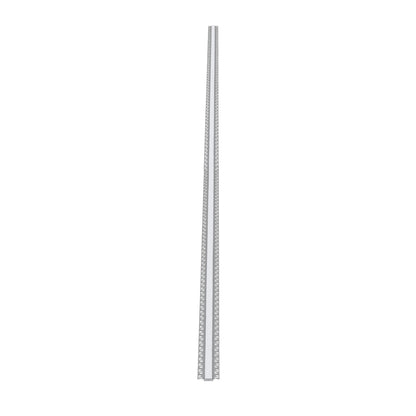 ALP-PLASTERIN GYPSO 70819-2M Χωνευτό Προφίλ Αλουμινίου Ειδικό για Γυψοσανίδα με Λευκό Γαλακτερό Πατητό Κάλυμμα για Ταινίες LED IP20 - Ασημί & Λευκό - Μ200 x Π6.7 x Υ1.3 - Πακέτο 5 Τεμαχίων