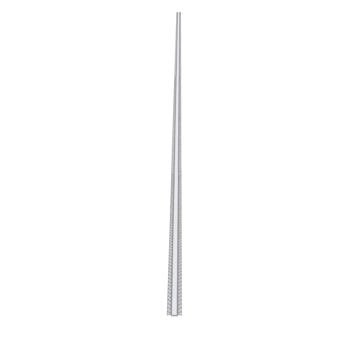 ALP-PLASTERIN GYPSO 70819-3M Χωνευτό Προφίλ Αλουμινίου Ειδικό για Γυψοσανίδα με Λευκό Γαλακτερό Πατητό Κάλυμμα για Ταινίες LED IP20 - Ασημί & Λευκό - Μ300 x Π6.7 x Υ1.3 - Πακέτο 5 Τεμαχίων