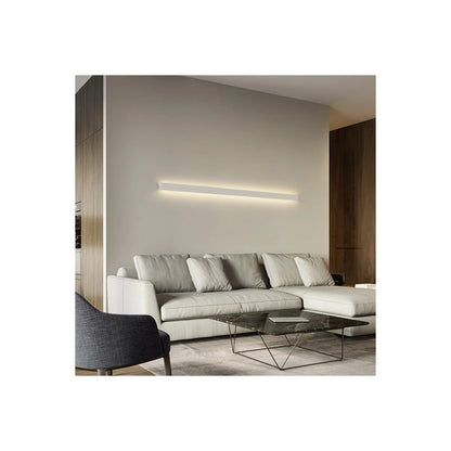 ALP-WALL-UPDOWN CONCEALED 70844-1M Επιφανειακό Προφίλ Αλουμινίου Ειδικό για Δημιουργία Κρυφού Φωτισμού Up & Down με Λευκό Γαλακτερό Πατητό Κάλυμμα για Ταινίες LED IP20 - Ασημί & Λευκό - Μ100 x Π5 x Υ1.7