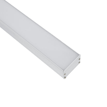 UNDERGROUND-PROFILE 70860-1M Προφίλ Αλουμινίου - Βάση & Ψύκτρα Ταινίας LED με Λευκό Γαλακτερό Κάλυμμα - Ενδοδαπέδια Χωνευτή Χρήση σε Δρόμους - Πατητό Κάλυμμα Υψηλής Αντοχής & Ανθεκτικότητας σε Βάρος - Ασημί - 1 Μέτρο - Μ100 x Π5 x Υ3.5cm