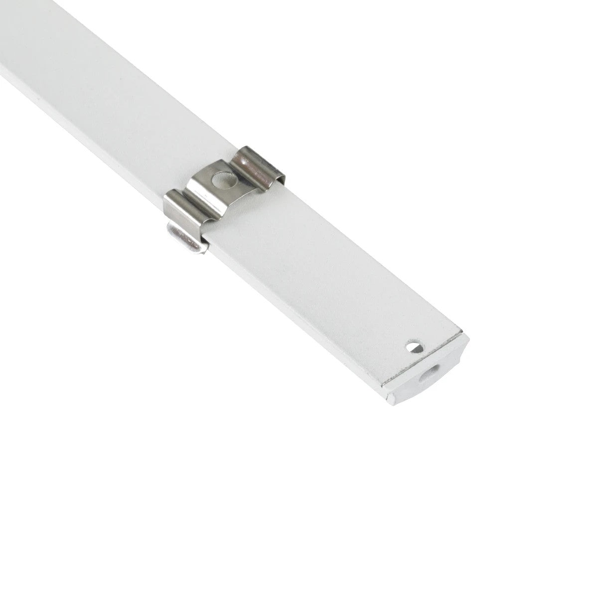 ALP-LINEAR CURBARIO 70863-1M Επιφανειακό Εύκαμπτο Προφίλ Αλουμινίου με Λευκό Γαλακτερό Πατητό Κάλυμμα για Ταινίες LED IP20 - Λευκό - Μ100 x Π1.8 x Υ0.5