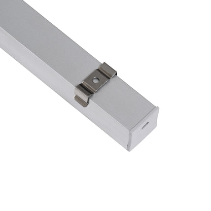 SURFACE-PROFILE 70867-3M Προφίλ Αλουμινίου - Βάση & Ψύκτρα Ταινίας LED με Λευκό Γαλακτερό Κάλυμμα - Επιφανειακή Χρήση - Πατητό Κάλυμμα - Ασημί - 3 Μέτρα - Πακέτο 5 Τεμαχίων - Μ300 x Π2.3 x Υ2cm