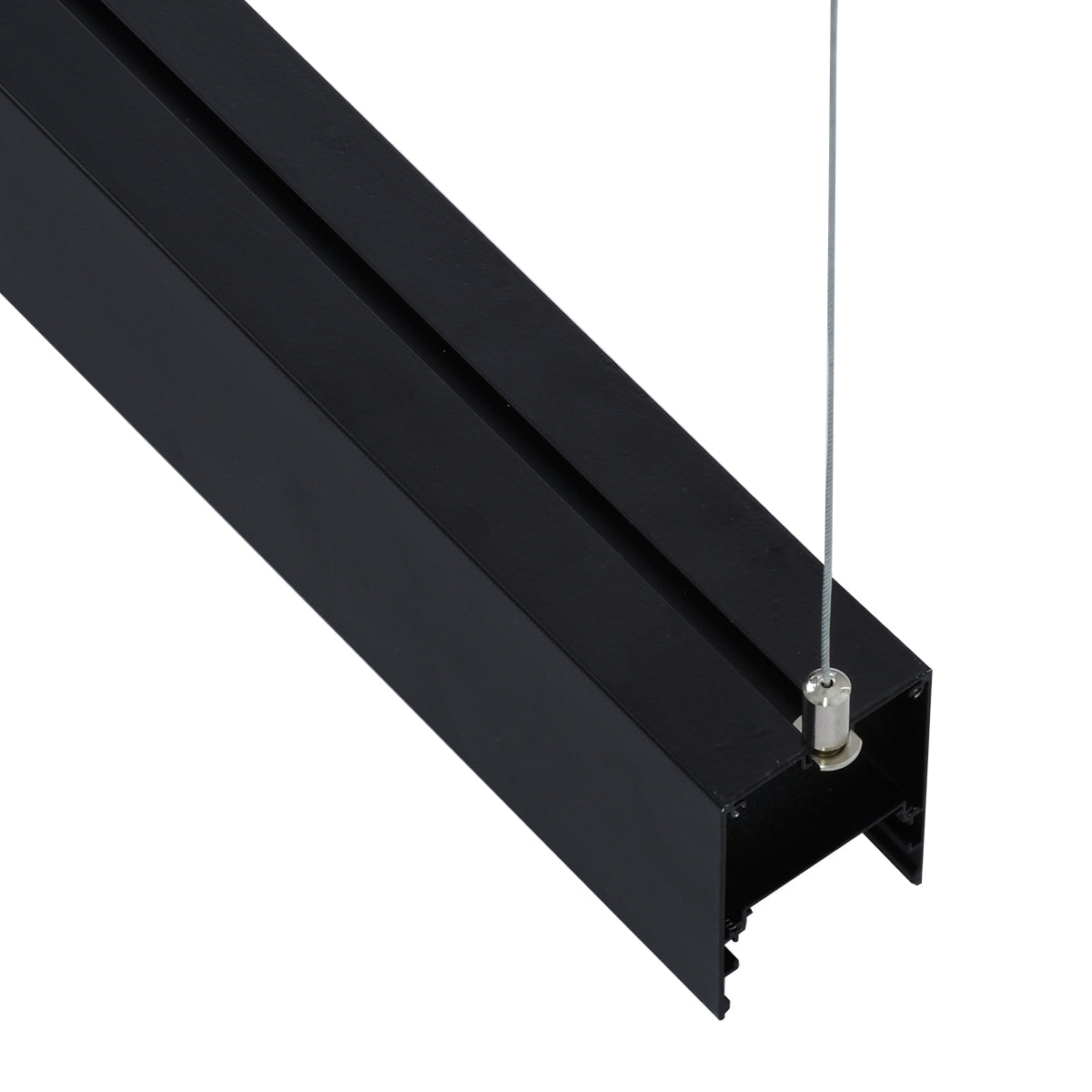 PROFILE-PART 70899 Σετ Κρέμασης για Προφίλ Αλουμινίου - Κρεμαστή Χρήση - Ασημί - 2 Ντίζες των 2 Μέτρων - Μ200cm