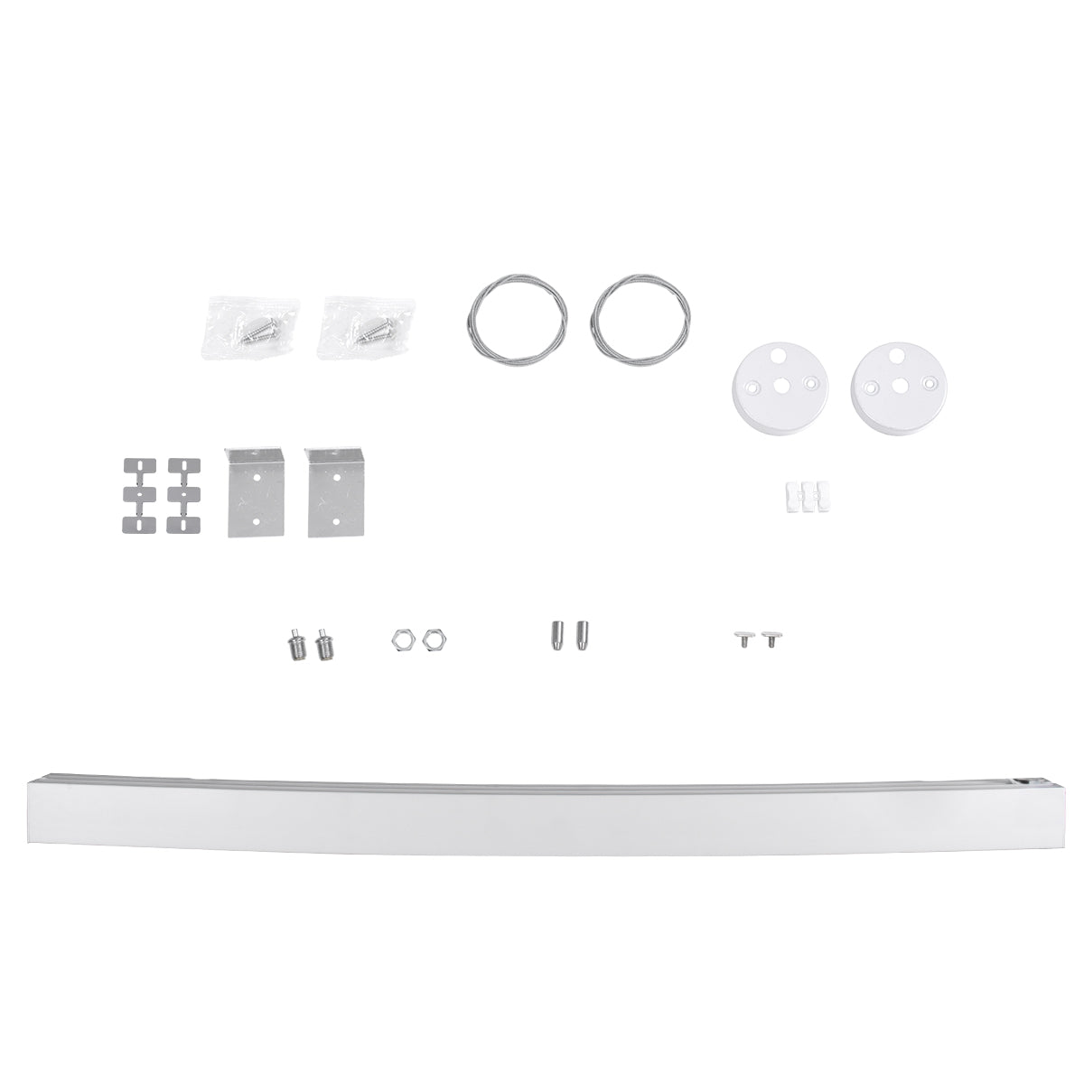 ORION 61031-W Γραμμικό Φωτιστικό Τοίχου - Απλίκα Linear LED CCT 72W 8600lm 120° AC 220-240V Μ120 x Π5.5 x Υ7cm - Εναλλαγή Φωτισμού μέσω Τηλεχειριστηρίου All In One Ψυχρό 6000k+Φυσικό 4500k+Θερμό 2700k Dimmable - Λευκό