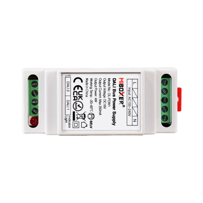 MiBOXER-DL-POW1 71420 DC DALI BUS Τροφοδοτικό/Μετασχηματιστής SELV Ράγας με 2 x 125mA 2W Κανάλια AC 220-240V σε DC 16V 250mA 4W Max IP20 - DALI BUS - Μ9 x Π3.4 x Υ6