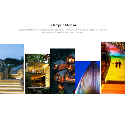 71423 DL-X Mi-BOXER DC DALI & Push Dimming 5 in 1 High Speed Controller / Dimmer 5 Καναλιών DC 12-24V 5 x 6A 144W - Max 20A 480W - IP20 RGBW+WW Μ13 x Π5 x Υ2.5cm