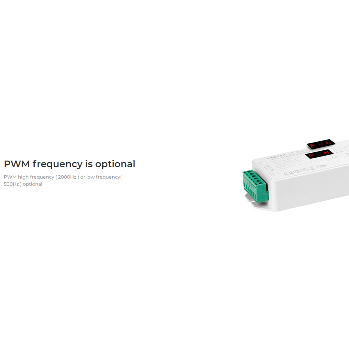 71424 D1-CX Mi-BOXER DC DMX & RDM Dimmer High Speed Controller / Decoder 1 Καναλιού DC 12-24V 1 x 20A 480W - Max 20A 480W - IP20 Μ13 x Π5 x Υ2.5cm