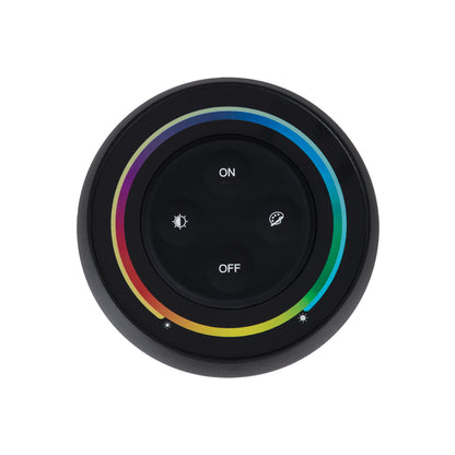 71434 S2-B Mi-Light Ασύρματο Χειριστήριο Αφής RF 2.4Ghz για όλα τα RGBW+WW Mi-BOXER Controller DC 3V 2 x AAA - IP20 Μαύρο Φ7 x Υ2.5cm