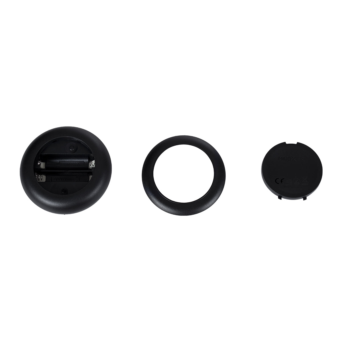 71434 S2-B Mi-Light Ασύρματο Χειριστήριο Αφής RF 2.4Ghz για όλα τα RGBW+WW Mi-BOXER Controller DC 3V 2 x AAA - IP20 Μαύρο Φ7 x Υ2.5cm