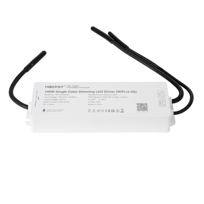 71438 WP1-P150V24 Mi-BOXER DC Smart Wifi & RF 2.4Ghz & Push Dimming Power Supply Τροφοδοτικό SELV & Controller / Dimmer All in One AC100-240V σε DC 24V 1 x 6.25A 150W - Max 6.25A 150W - Αδιάβροχο IP67 Μ22.5 x Π7 x Υ3.5cm