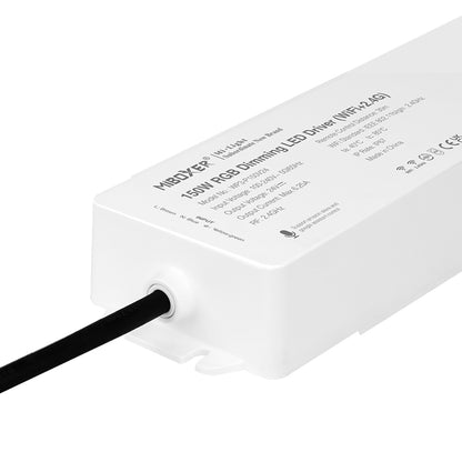 71440 WP5-P150V24 Mi-BOXER DC Smart Wifi & RF 2.4Ghz & Push Dimming Power Supply Τροφοδοτικό SELV & Controller / Dimmer All in One 5 Καναλιών AC100-240V σε DC 24V 5 x 1.25A 30W - Max 6.25A 150W - Αδιάβροχο IP67 RGBW+WW Μ22.5 x Π7.3 x Υ3.5cm - 5