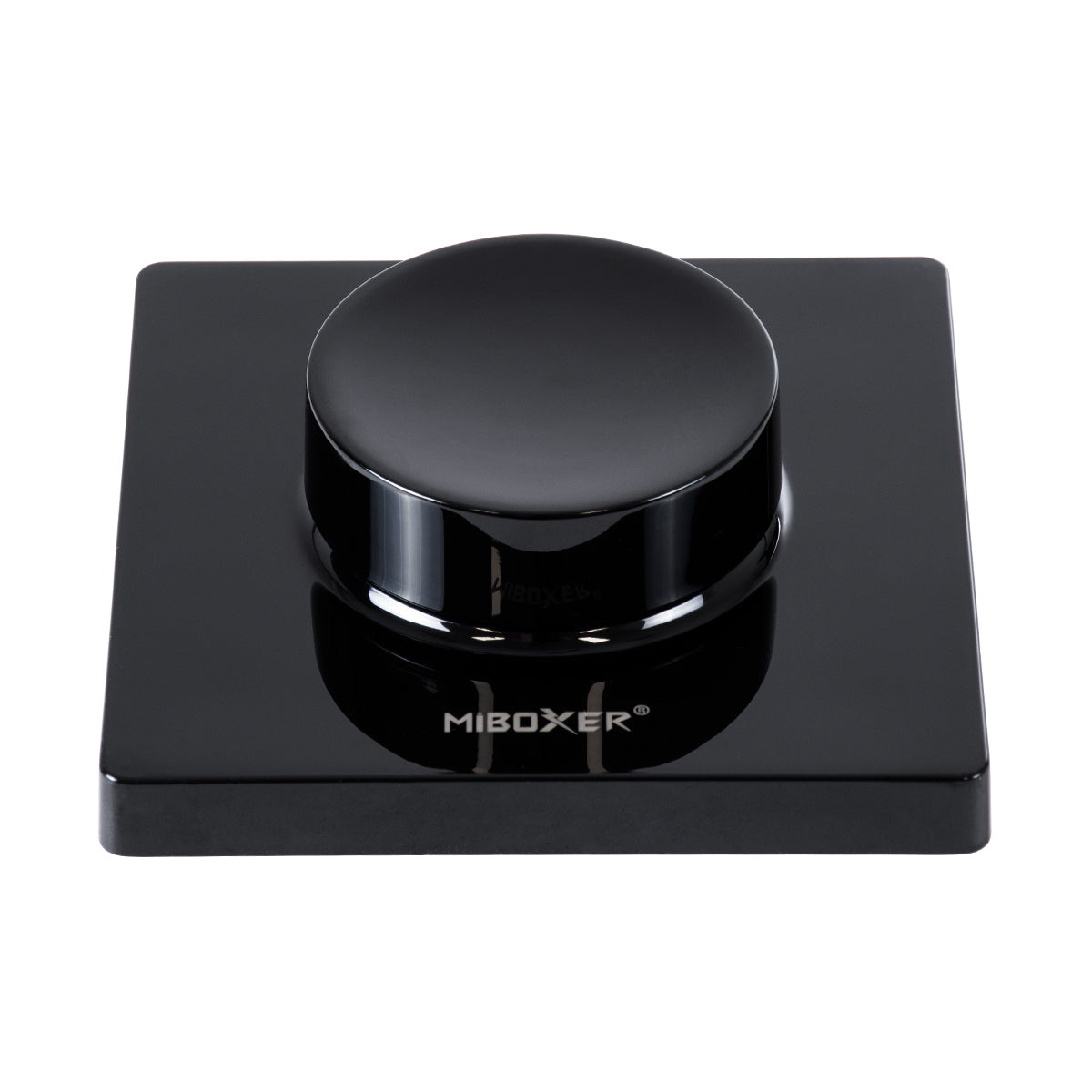 71444 K1-B Mi-BOXER Ασύρματο Επιτοίχιο Χειριστήριο Dimmer RF 2.4Ghz για όλα τα Μονόχρωμα Mi-BOXER Controller DC 3V 1 x CR2032 - IP20 Μαύρο Μ8.5 x Π8.5 x Υ2.5cm