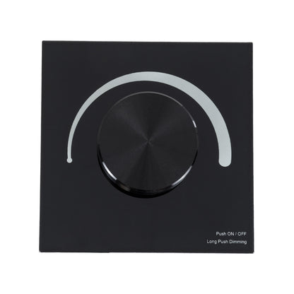 71455 S1-K SKYDANCE AC Smart RF 2.4Ghz & Ροοστάτη - Push ON/OFF Triac Dimming AC100-240V σε AC100-240V 1 x 1.5A 360W - Max 1.5A 360W - IP20 - Μαύρο Σώμα - Μ8.5 x Π8.5 x Υ5cm