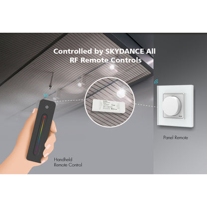 71470 V5-L SKYDANCE DC WiFi & RF 2.4Ghz Dimmer High Speed Controller 5 Καναλιών DC 12-48V 5 x 6A 288W - Max 30A 1440W - IP20 Μ18 x Π5.7 x Υ2.8cm