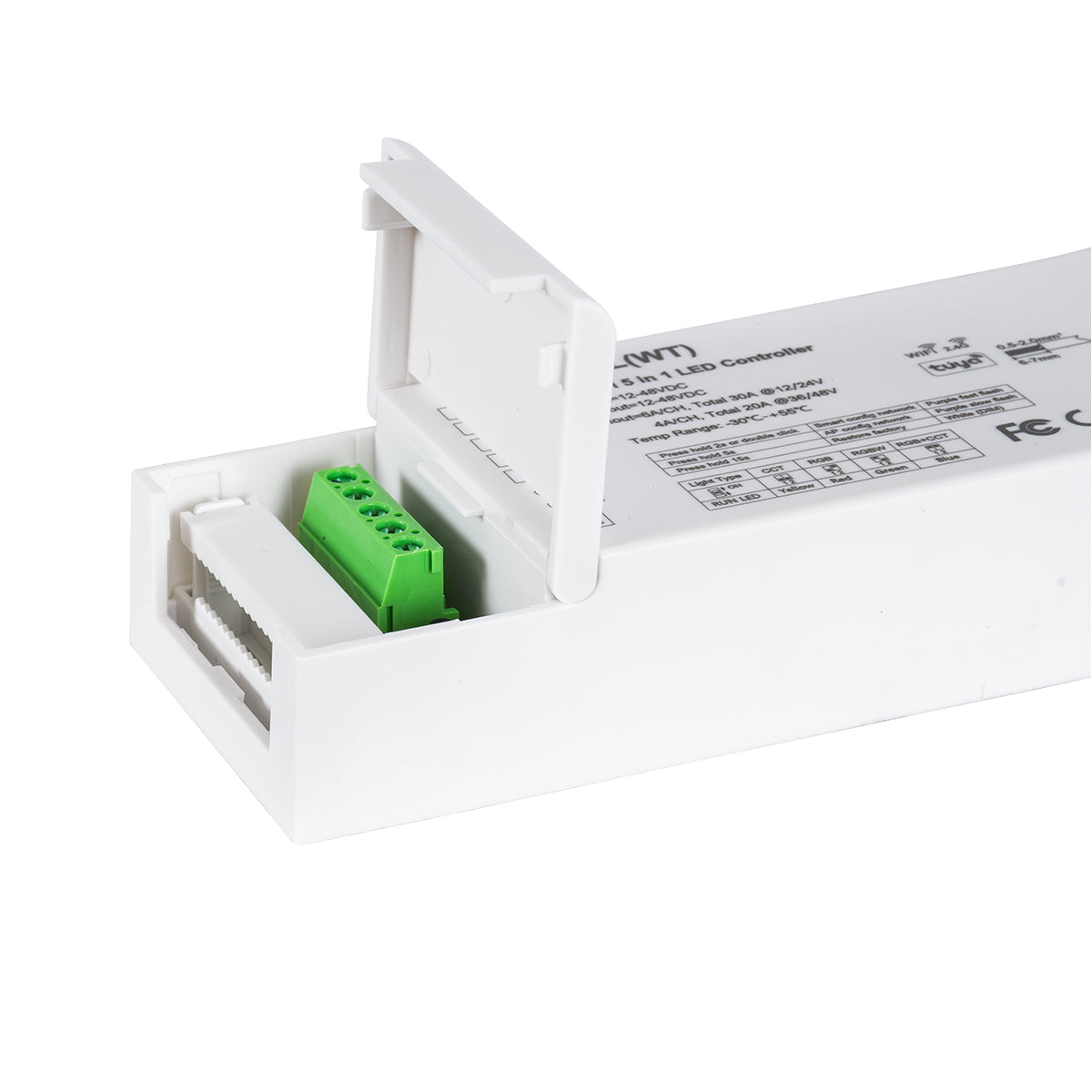 71470 V5-L SKYDANCE DC WiFi & RF 2.4Ghz Dimmer High Speed Controller 5 Καναλιών DC 12-48V 5 x 6A 288W - Max 30A 1440W - IP20 Μ18 x Π5.7 x Υ2.8cm