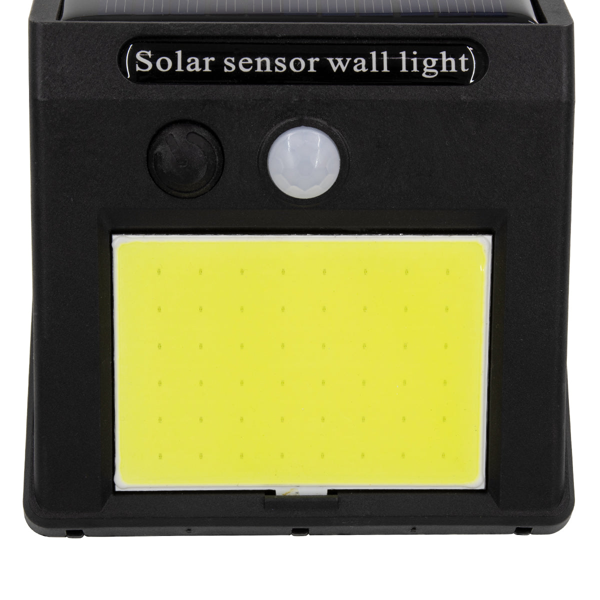 71496 Αυτόνομο Ηλιακό Φωτιστικό LED COB 12W 1200lm με Ενσωματωμένη Μπαταρία 1200mAh - Φωτοβολταϊκό Πάνελ με Αισθητήρα Ημέρας-Νύχτας και PIR Αισθητήρα Κίνησης Αδιάβροχο IP65 Ψυχρό Λευκό 6000K