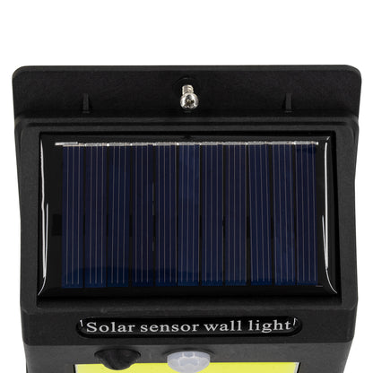 71496 Αυτόνομο Ηλιακό Φωτιστικό LED COB 12W 1200lm με Ενσωματωμένη Μπαταρία 1200mAh - Φωτοβολταϊκό Πάνελ με Αισθητήρα Ημέρας-Νύχτας και PIR Αισθητήρα Κίνησης Αδιάβροχο IP65 Ψυχρό Λευκό 6000K