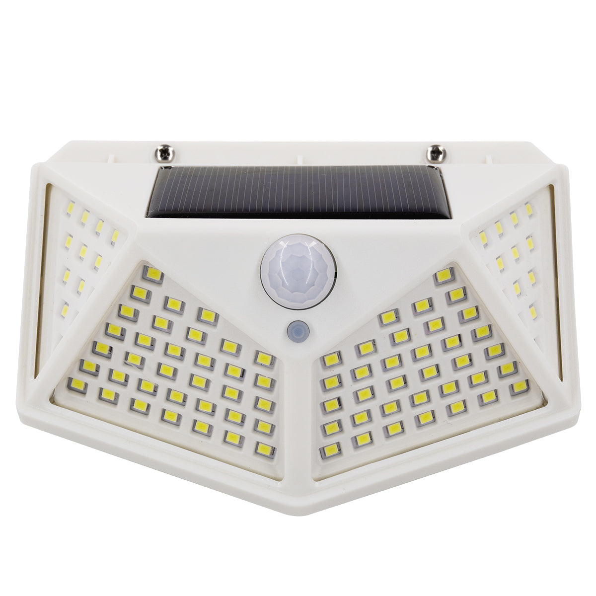 71498 Αυτόνομο Ηλιακό Φωτιστικό LED SMD 10W 1000lm με Ενσωματωμένη Μπαταρία 1200mAh - Φωτοβολταϊκό Πάνελ με Αισθητήρα Ημέρας-Νύχτας και PIR Αισθητήρα Κίνησης Αδιάβροχο IP65 Ψυχρό Λευκό 6000K