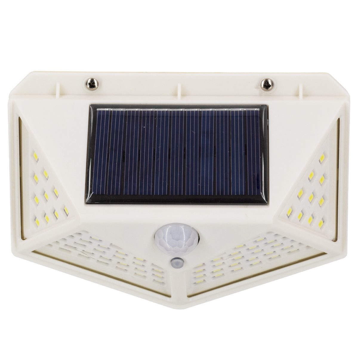 71498 Αυτόνομο Ηλιακό Φωτιστικό LED SMD 10W 1000lm με Ενσωματωμένη Μπαταρία 1200mAh - Φωτοβολταϊκό Πάνελ με Αισθητήρα Ημέρας-Νύχτας και PIR Αισθητήρα Κίνησης Αδιάβροχο IP65 Ψυχρό Λευκό 6000K