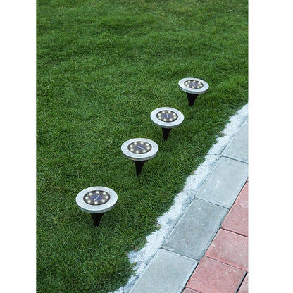 71504 Αυτόνομο Ηλιακό Φωτιστικό Κήπου LED SMD 3W 200lm με Ενσωματωμένη Μπαταρία 600mAh - Φωτοβολταϊκό Πάνελ με Αισθητήρα Ημέρας-Νύχτας Αδιάβροχο IP65 Ψυχρό Λευκό 6000K