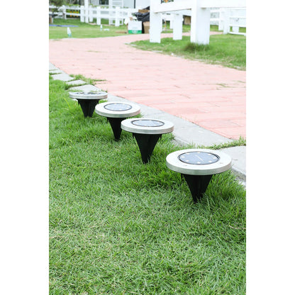 71504 Αυτόνομο Ηλιακό Φωτιστικό Κήπου LED SMD 3W 200lm με Ενσωματωμένη Μπαταρία 600mAh - Φωτοβολταϊκό Πάνελ με Αισθητήρα Ημέρας-Νύχτας Αδιάβροχο IP65 Ψυχρό Λευκό 6000K