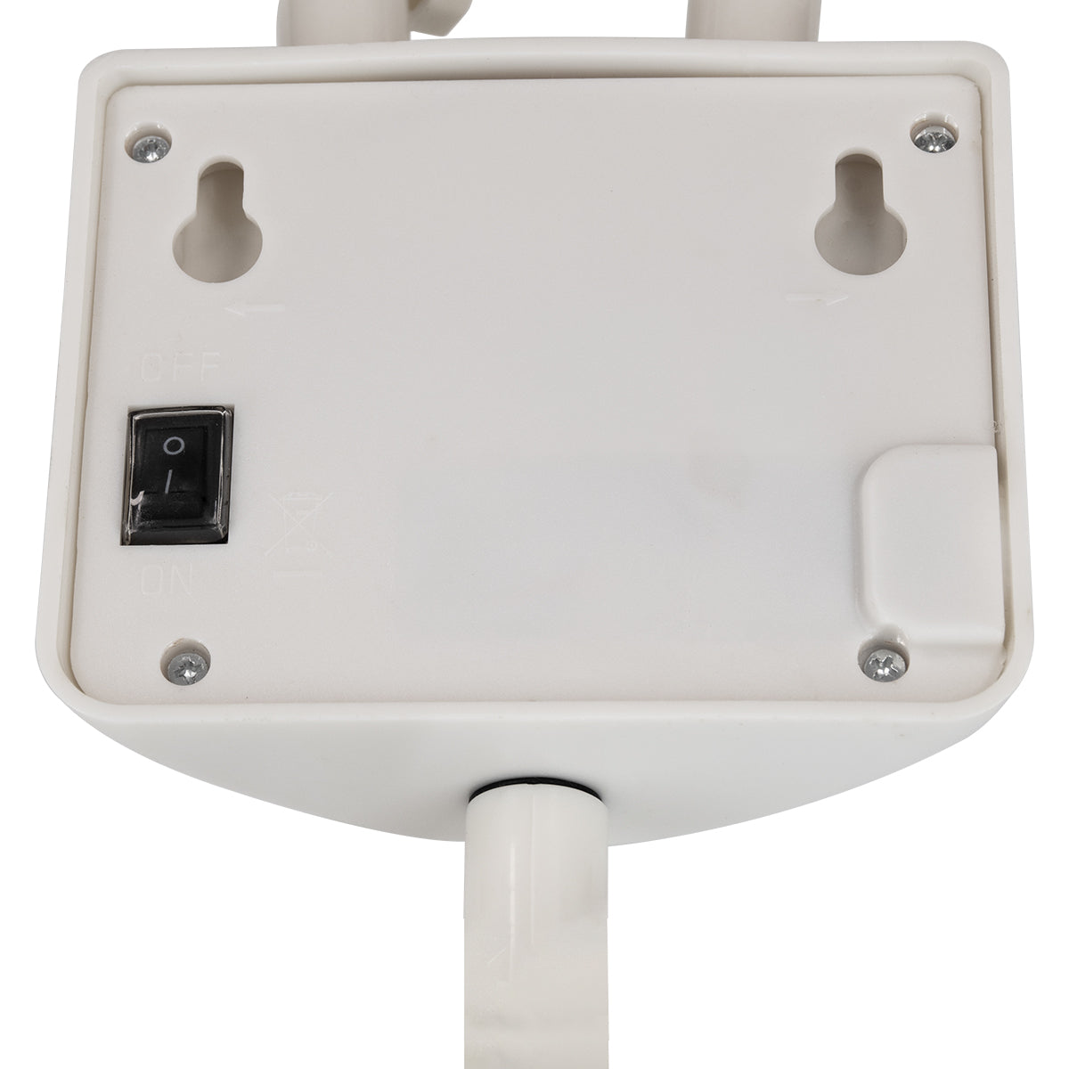 71508 Λευκό Αυτόνομο Ηλιακό Φωτιστικό LED SMD 10W 150lm με Ενσωματωμένη Μπαταρία 1200mAh - Φωτοβολταϊκό Πάνελ με Αισθητήρα Ημέρας-Νύχτας και PIR Αισθητήρα Κίνησης Αδιάβροχο IP54 Ψυχρό Λευκό 6000K