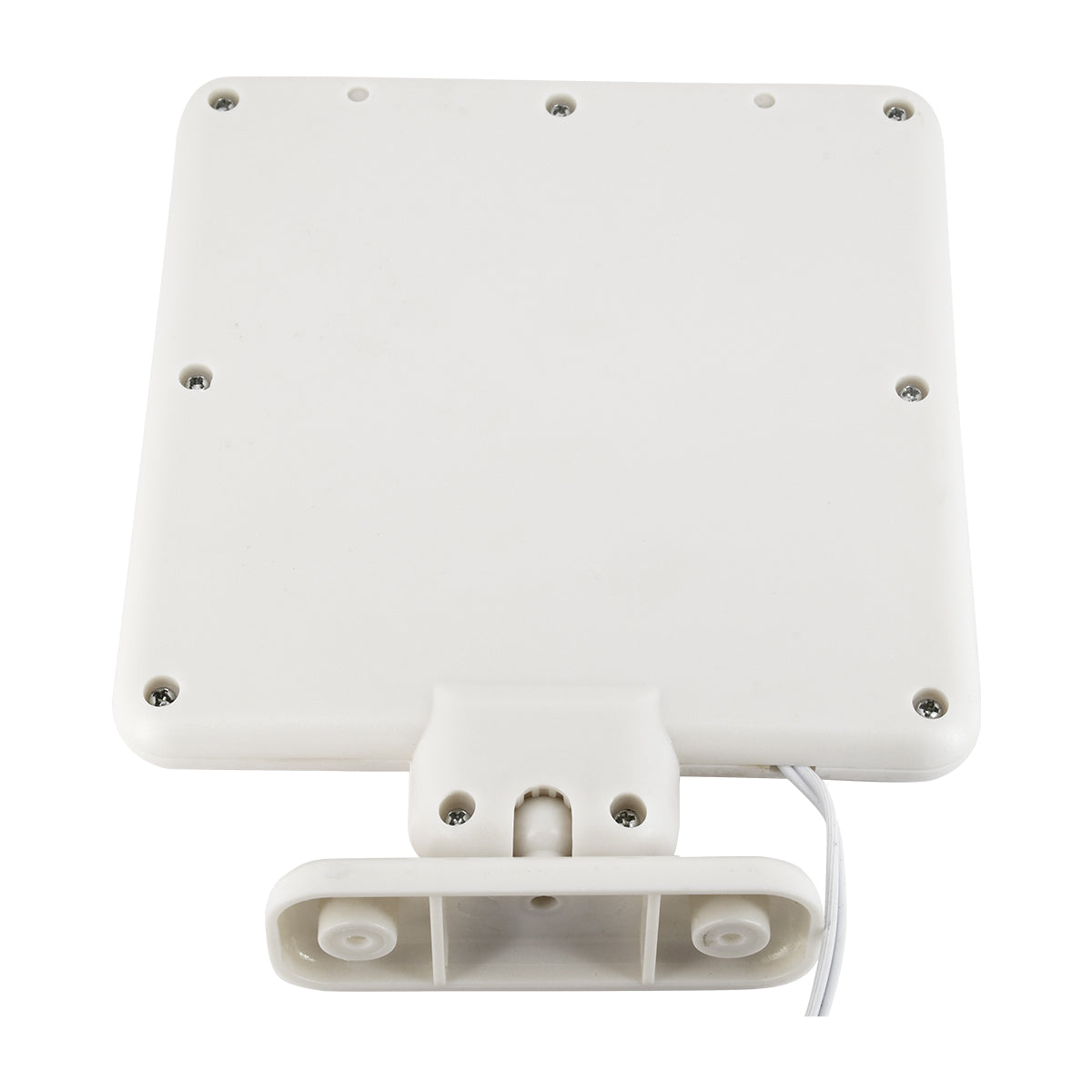 71508 Λευκό Αυτόνομο Ηλιακό Φωτιστικό LED SMD 10W 150lm με Ενσωματωμένη Μπαταρία 1200mAh - Φωτοβολταϊκό Πάνελ με Αισθητήρα Ημέρας-Νύχτας και PIR Αισθητήρα Κίνησης Αδιάβροχο IP54 Ψυχρό Λευκό 6000K